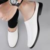 Summer Handmade Men Shoes Genuine Leather Slippers Casual Square Toe Slip-On Slides Mens Mules Shoes Trendy Quality Half Drag