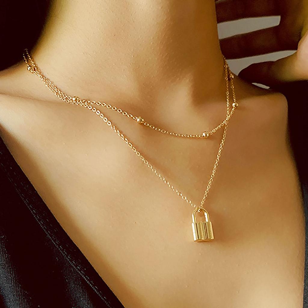 Boho Star Moon Heart Snake Sequin Pendant Necklace Ladies Multilayer Gold Metal Clavicle Necklaces Girls Jewelry
