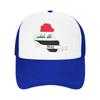 Iraq Flag Map Mesh Baseball Cap Unisex Women Fashion Trucker Hat  Hat Adjustable Snapback Caps Sun Hats Summer Trucker Hat