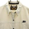 HARLEY DAVIDSON 90s Old Shirt jacket beige Hidden snap button down Women Used