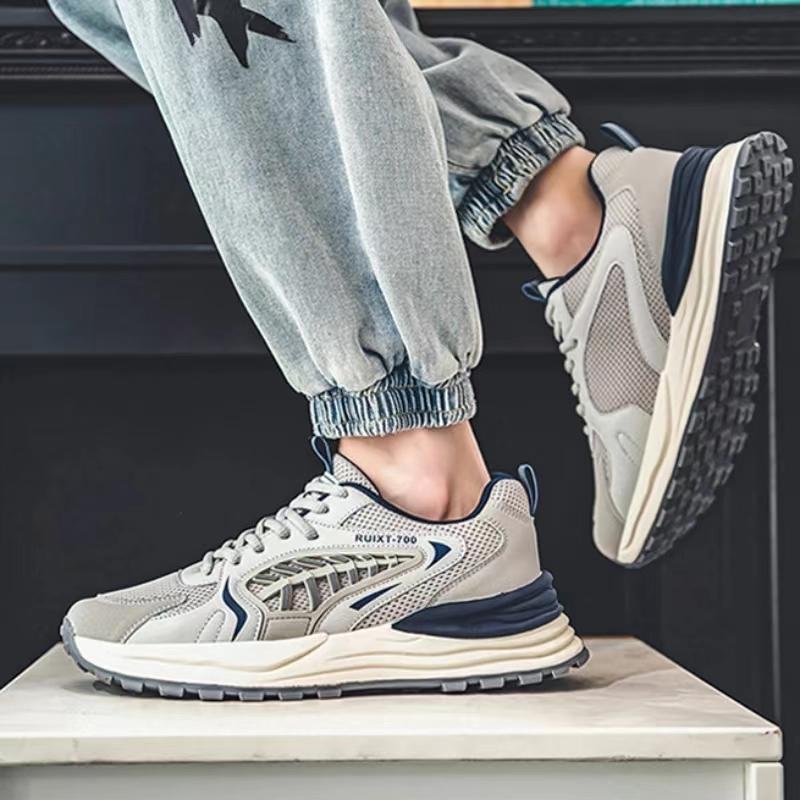 Модные сетчатые мужские кроссовки Дышащие мужские кроссовки для бега Повседневная — фото 5