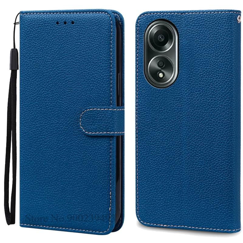 A58 A 58 Case For OPPO A58 Case Silicone Wallet Flip Leather Case For OPPO A58 4G Case Book Cover For OPPO A58 5G Phone Fundas