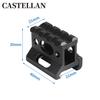 3-Slot Elevated 20mm Aluminum Alloy Guide Rail Bracket, T1 Aiming.