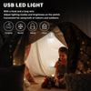 Camping Lamp Outdoors Lamp USB LED Adjustable Brightness Warm/White/Warm White Light for Camping Hiking Emergency Portable Light
