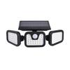Solar 122-LED Three-Head Split Wall Light