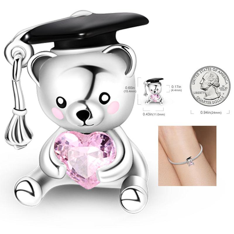 Copper Charms Penguin Unicorn Carousel Pendants Fit Original Pan Bracelet Beads Diy For Jewelry Making