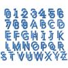 Colorful English Letter & Number Embroidery Patch Set for Clothing Decoration