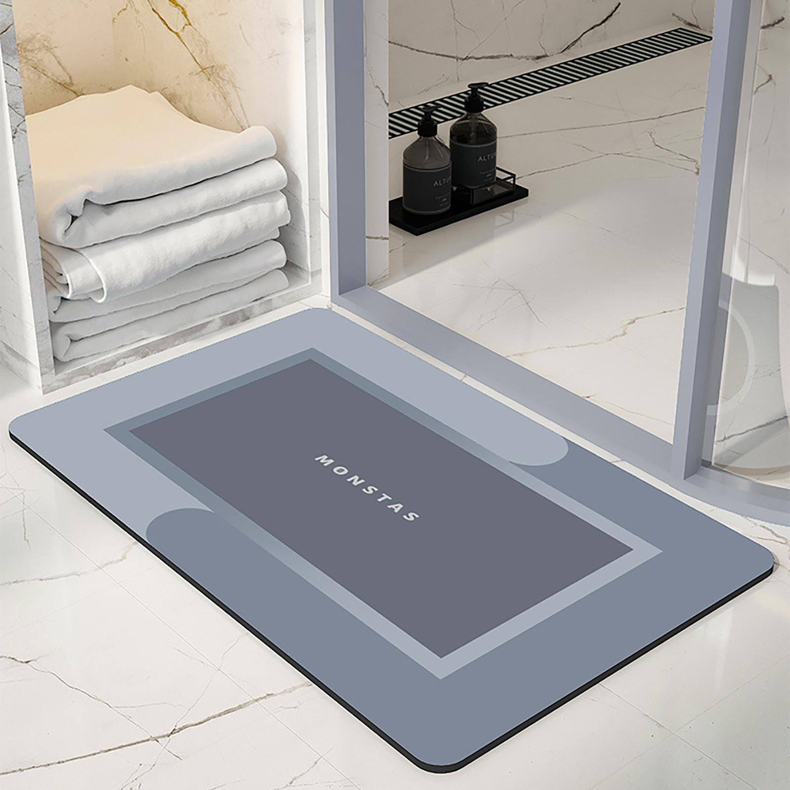 Super Absorbent Floor Mat Soft Carpet Resistant Bathing Room Rug Diatom Mud Mat