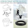 31705 RV Toilet Water Valve Kit - Fits Thetford Aqua-Magic V (High/Low Hand/Foot Flush) | Leak-Proof, Freeze-Resistant, Replaces 3, 31687, 31653