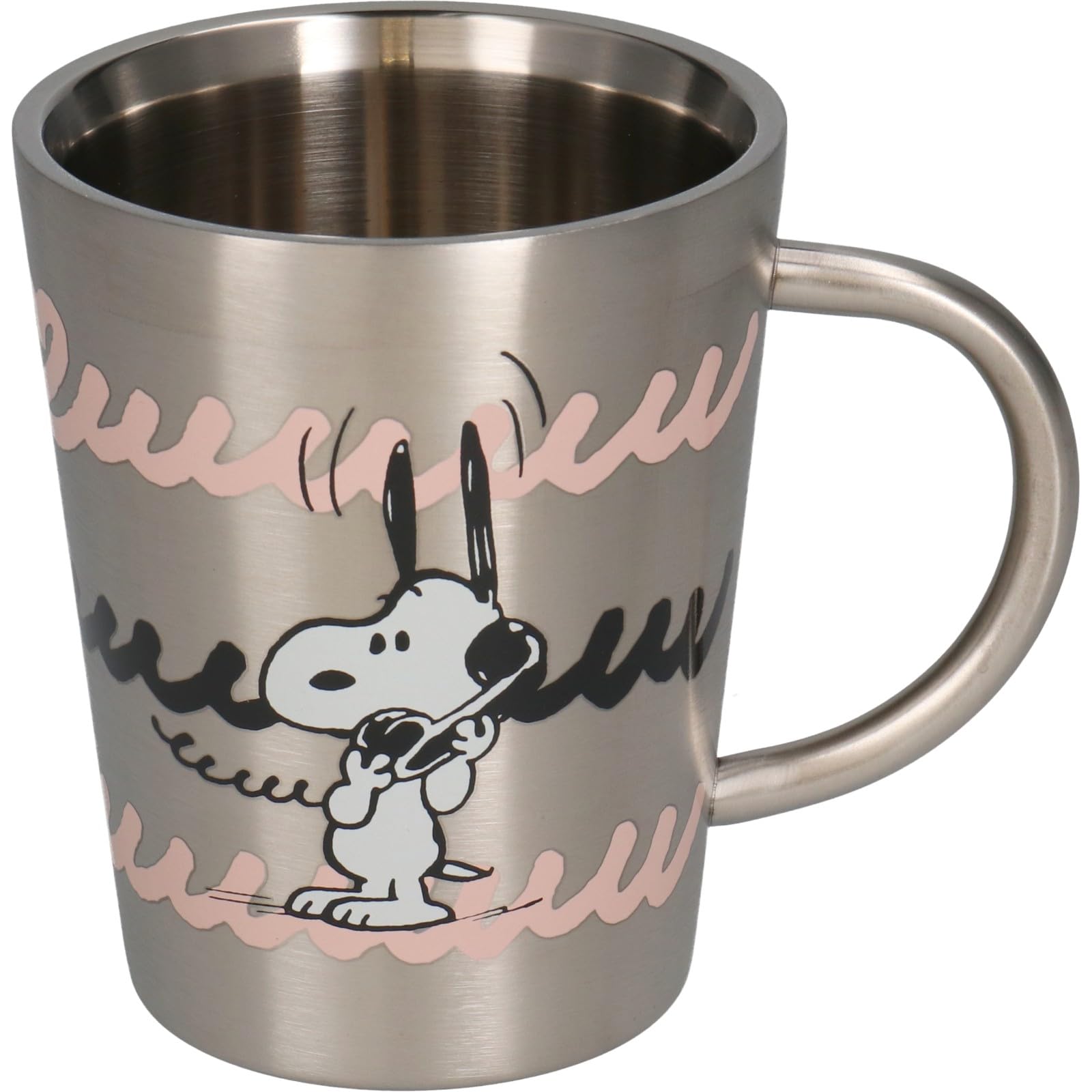 

PEANUTS Stainless Steel Made in Japan Double-Sided Mug, Approx. 360ml, (SN751-856)