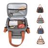 Large Capacity Insulated Crossbody Lunch Bag for Office and Picnic Use