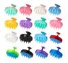 CREPUSCOLO Shampoo Brush Scalp Brush Scalp Massage Scalp Care Silicone 16 Colors (Pink)