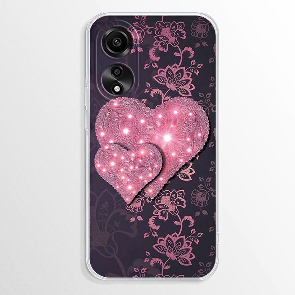 Pentru Oppo A38 A18 A78 A58 4G Carcasă Fundas Marmură Transparentă TPU Rezistentă la Șocuri Coque Pentru OppoA78 OppoA58 OppoA38 OppoA18 4G Moale Capa Carcase