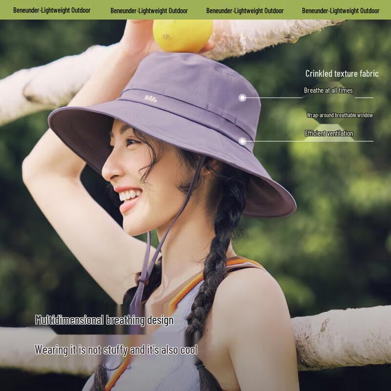 Beneunder Women's Breathable Sun Protection Bucket Hat