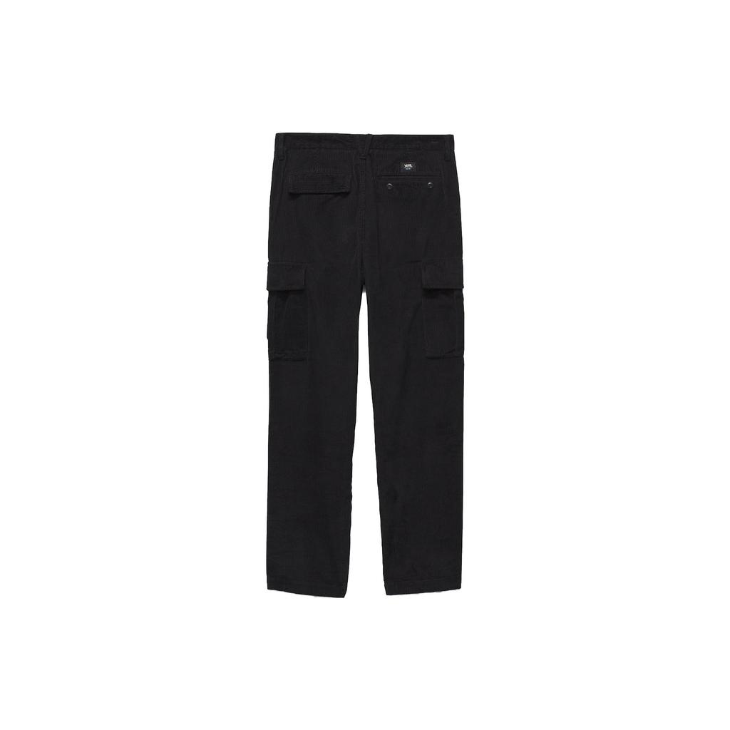 Vans Service Cargo Casual Pants Men's Black Moderate Straight Fit Pants VN0008N5BLK