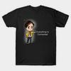 Herren Schwarzes Print T-Shirt Super Groß T-Shirt holistischer Detektiv No-Cut Transferpapier Druck Baumwoll T-Shirt