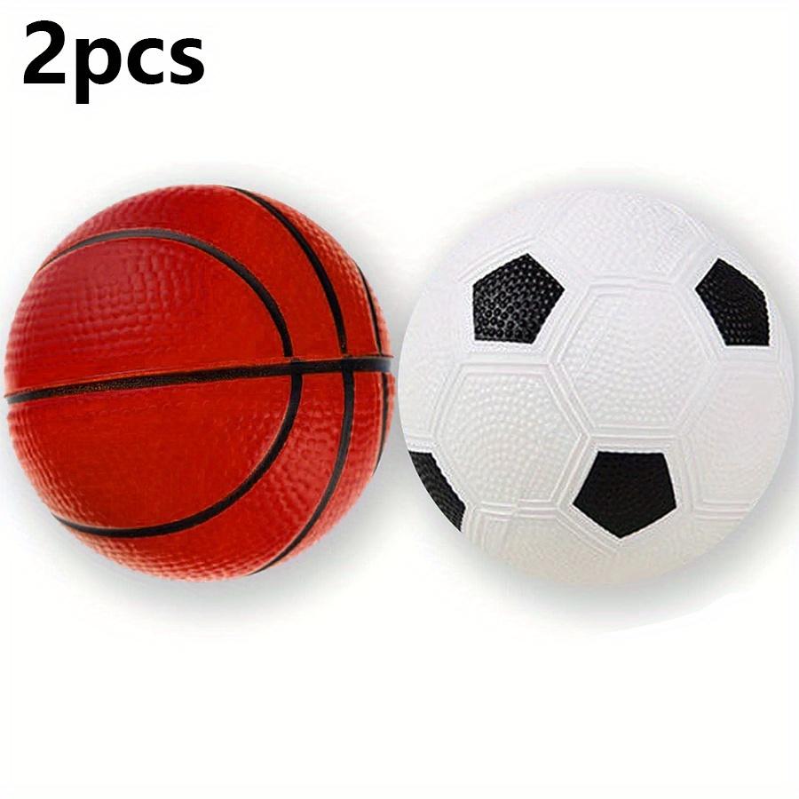 

2pcs 5Inches Mini Inflatable Basketball Football Toys Small Patting Ball Toys Outdoor Sports Throwing Games Floating Pool JXB