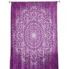 Purple Round Flowers Tulle Curtain For Living Room Bedroom Modern Sheer Curtains Decorative Window Treatment