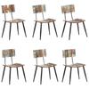 Day and Night - Day and Night Dining Chairs 6 Units Solid Recycled Wood