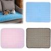 Summer Pet Cooling Pad Ice Silk Fabric Breathable Mesh Back for Dogs Cats Indoor Outdoor Use Comfortable Cool Bed Kennel Cushion