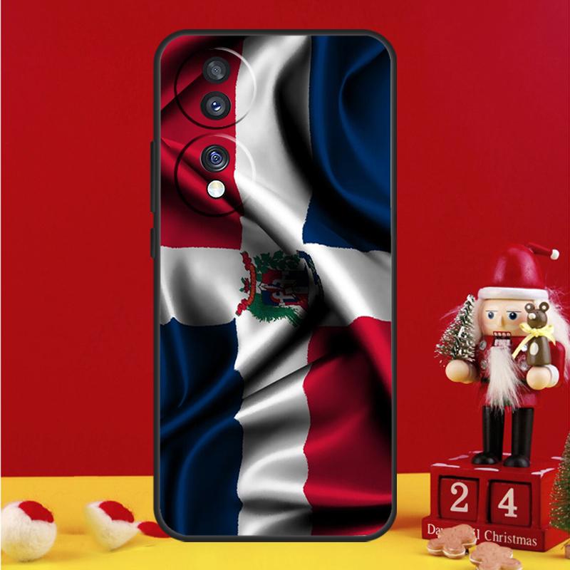 Dominican Republic Flag Case For Honor Magic 8 5 6 7 Pro Honor Win RT 50 70 90 200 400 Lite X8c X9b X9c X9a X9d Cover