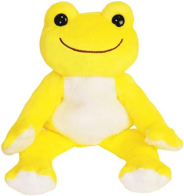 Nakajima Corporation Pickles the Frog Rainbow Pickles Bean Doll Plush Toy Sun 107251-17