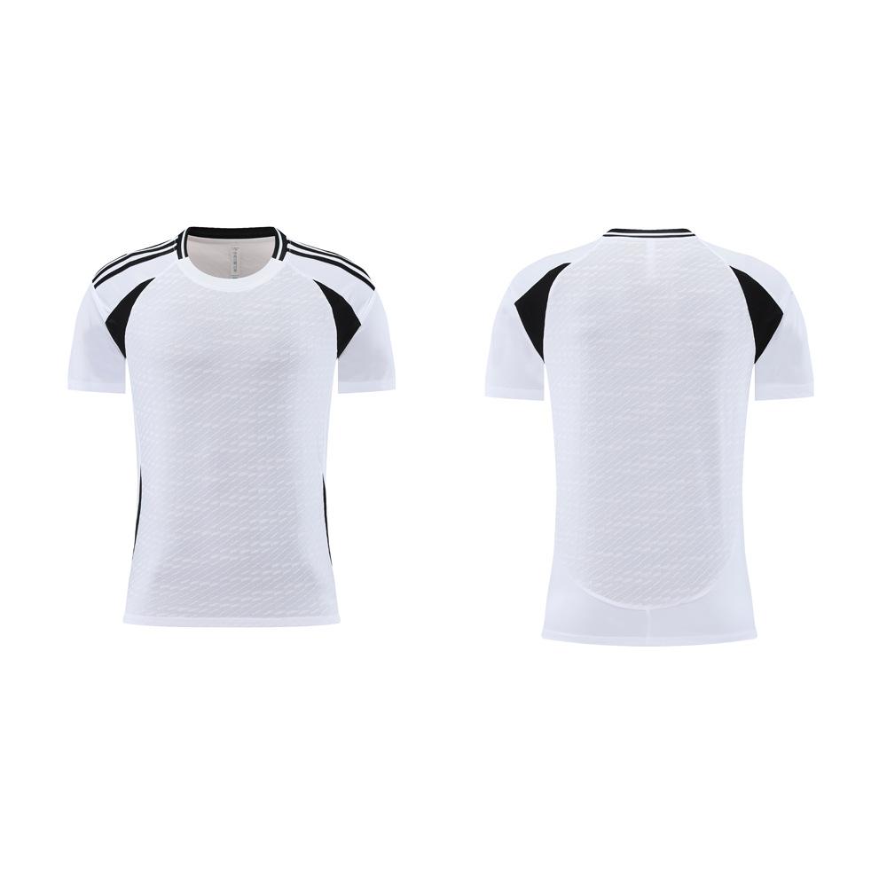 New Football Jersey, Men's Game Training Jersey Set, Children's and Adults' Sports Quick-drying Single-piece Short-sleeved Jersey Customization