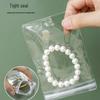 Thickened Transparent PVC Self-Sealing Jewelry Storage Bags