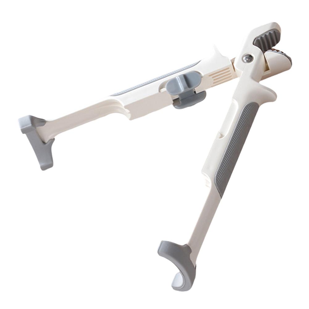 2-in-1 Silikon Schüsselhalter Clip Rutschfest Langer Griff Schüsselgreifer Hitzebeständiges Geschirr Tellerheber Werkzeug für Zuhause Küche