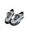 Innere Höhenerhöhung 5cm Dad-Schuhe Damen 2025 neue lässige vielseitige Sport Forrest Gump Schuhe Farbabstimmung Fischernetz deutsche Trainingsschuhe