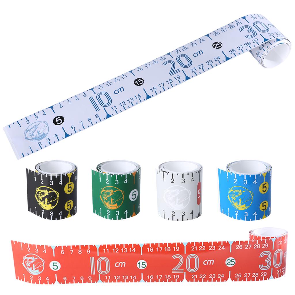 Sticker Tape for Boats Kayak Fishing Fish Measuring Device Fishing Ruler Adhesive Fish Ruler 51Inch Fish Measuring Tape