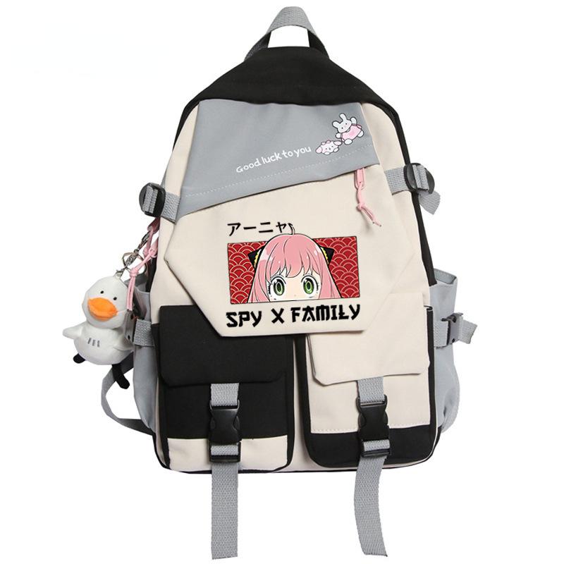Backpack, Spy Play House, Large-Capacity Youth Schoolbag Outdoor Travel Bag Around Animation