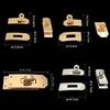 1Set  Bag Lock Set Metal Buckles Clasp For Bag Strap Women Handbag Purse Twist Locks Diy Hardware Accessories