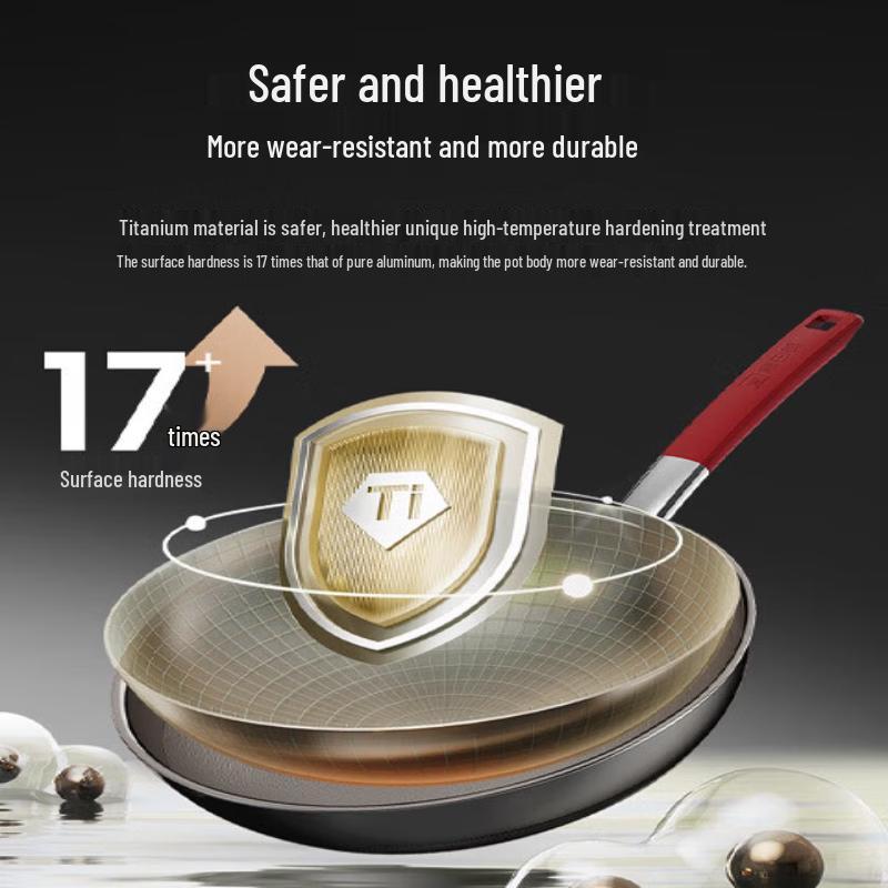Kombach Pure Titanium Non-Coated Wok