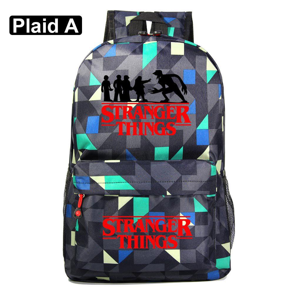 Stranger Things Student Backpack, Men's and Women's Casual Backpack CLE