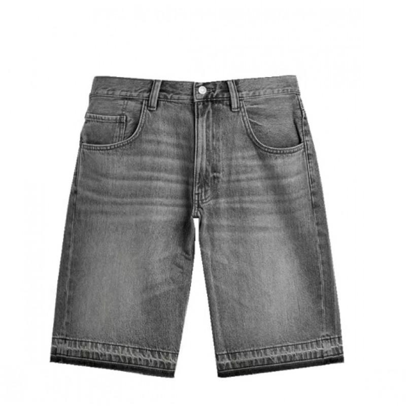 Mens Washed Distressed Straight Fit Denim Jeans Casual Streetwear Cotton