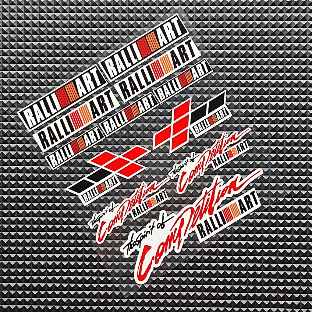 3D Reflective Vinyl Car Motorcycle Stickers Decals For Mitsubishi EVO Ralliart Triton Ex Star Mirage Jinxuan Galant ASX Sticker