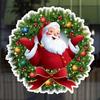 2pc Santa Claus Merry Christmas Wall Sticker Christmas Festival Decoration Room Home Window Glass Door New Year Stickers