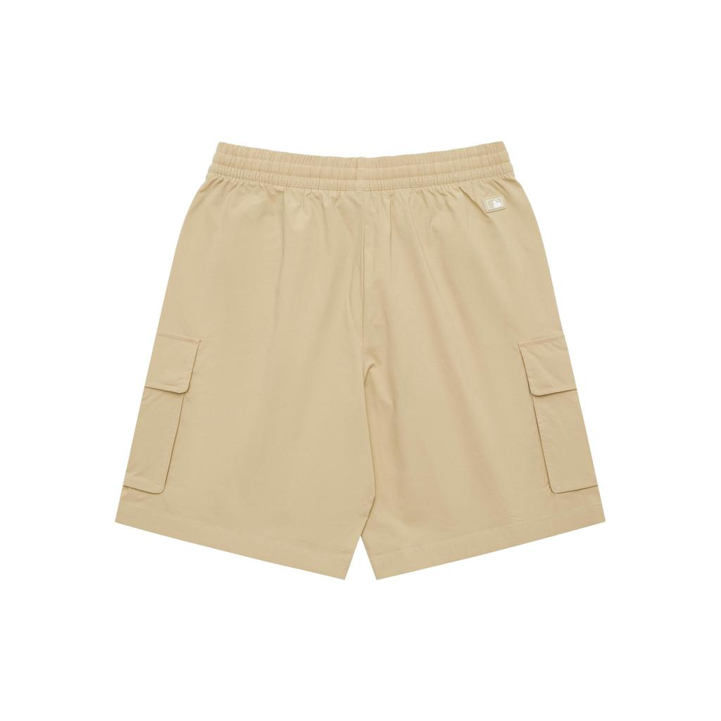 MLB Basic Logo Boston Red Sox Casual Shorts Unisex Linen Beige Yellow 3ASMB0643-43BGM
