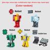 Non-Toxic Assemble Robots Transformation Action Figure Car Model Deformation Number Letters Alphabet Math Educational Children Toys