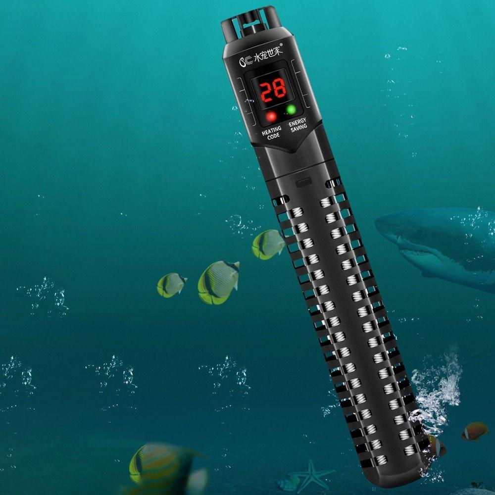50-500W Aquarium Submersible Heater Adjustable Adjustable Water Heating Rod  for Lizard/Turtle