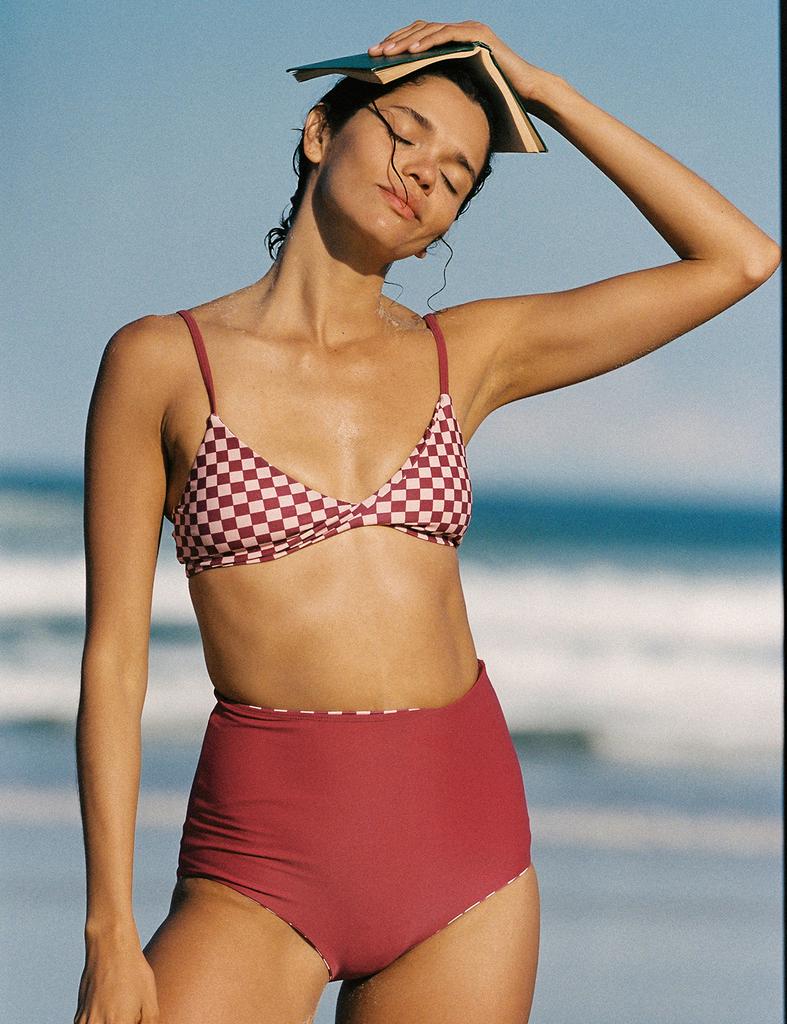 SURFEA Gemma Bikini Top_Wine
