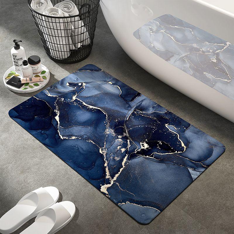 Bathroom Non-Slip Mat Soft Diatom Mud Absorbent Floor Mat Door Mat Carpet Bathroom Toilet Household Quick-Drying Floor Mat