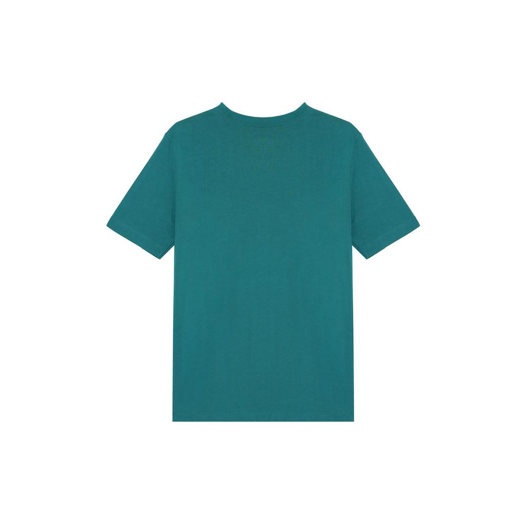 Jordan Solid Color Logo Ribbed Crew Neck Sports Short Sleeve T-Shirt Unisex Tops Green DC7486-318