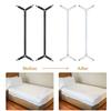 Set of 2 Strong Polyester Bed Sheet Tensioners with Metal Clips Secure Fit Sheets Nonslip Design Bed Sheet Holder Strap
