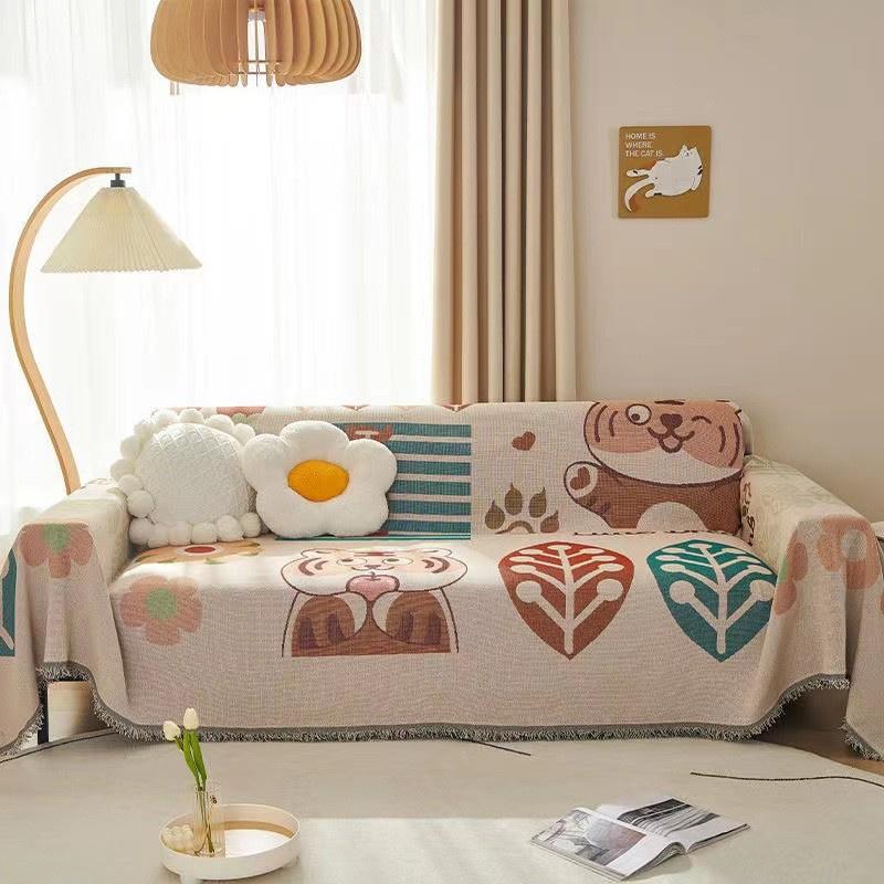 Мягкие пледы с кисточками — фото 4