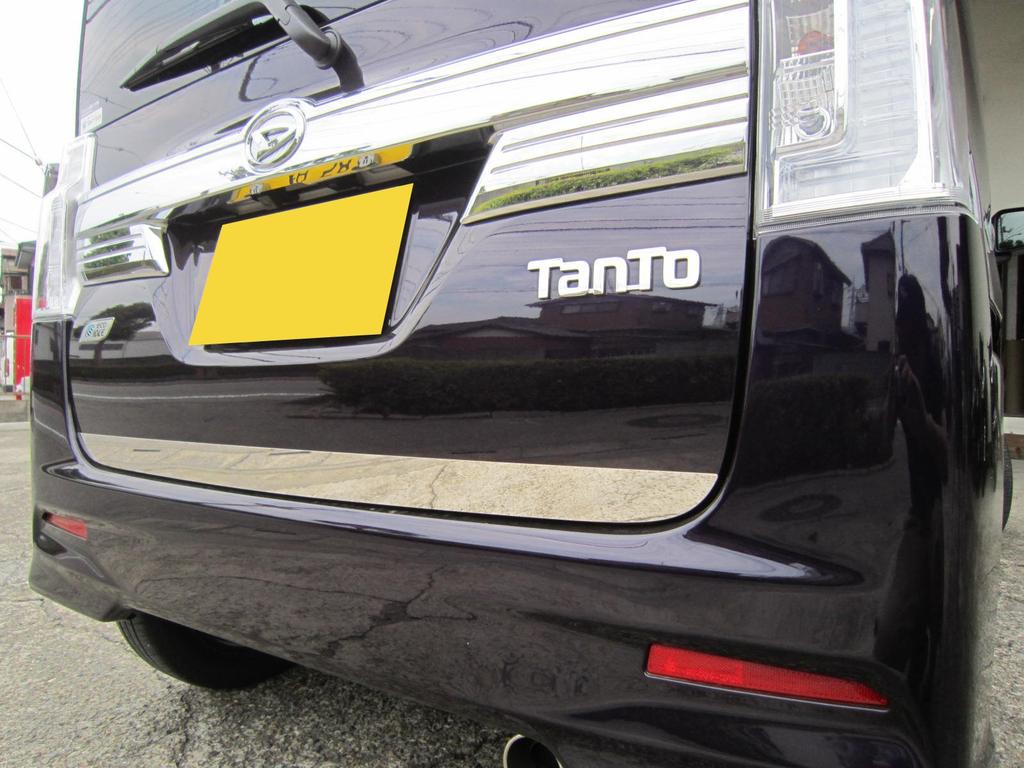 BRIGHTZ Finish Stainless Steel Plated Rear Hatch Under Type 1 Piece for Tanto Custom Tanto Part Number 17535 Ultra-Mirror Molding, D, [TRU-MOL-058]