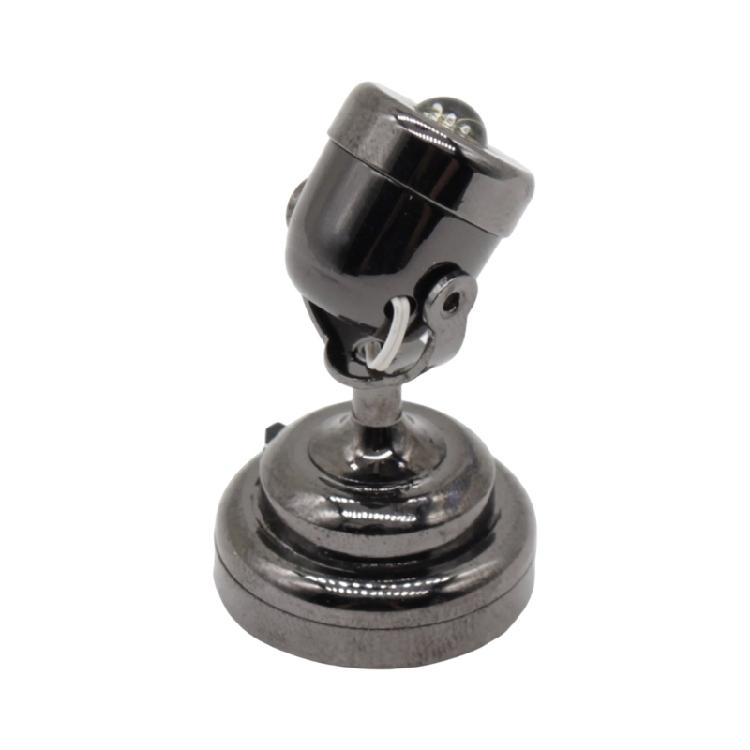 Dollhouses 1/12 Miniature Spotlight Rotating Wall Lamp With LED Light for Dollhouses Enthusiasts Collectible Furniture