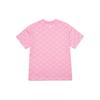 New MLB Base Logo T Shirts Unisex Pink 3ATSM3023-50PKS
