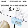 Seiko Metronome Tuner, High Volume, Music Stand Mountable, Ideal for Brass Bands, Blue, STH200BL